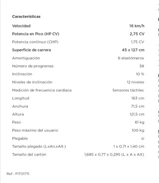 Cinta de correr Fitness Doctor X Trail 3