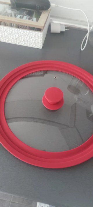 Juego de 3 tapas de cristal para ollas