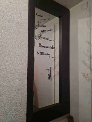 URGE!!! Espejo y banco Decorativo Ikea Negro