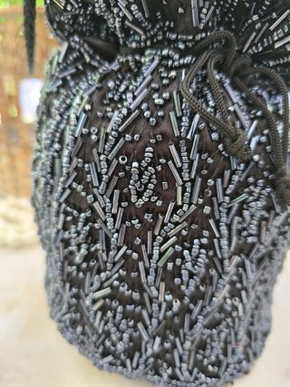 Bolso de fiesta vintage con pedrería