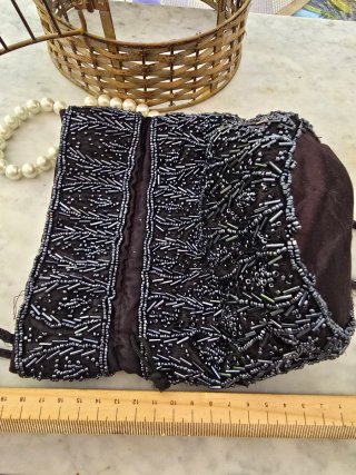 Bolso de fiesta vintage con pedrería