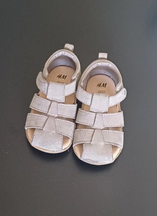 Sandalias H&M bebé Talla 21 Beige