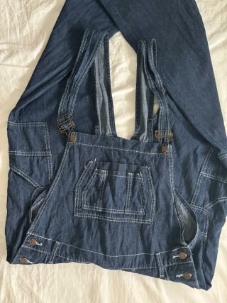 Peto tejano denim azul