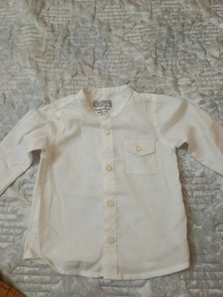 Set vestiti bimbo: body, pantaloni, camicia