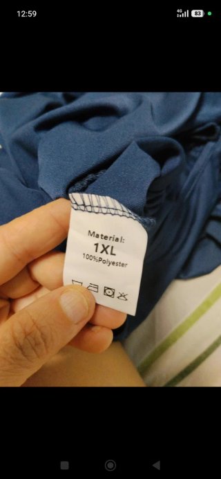 Vestido azul con estrellas doradas Talla XL