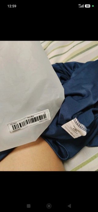 Vestido azul con estrellas doradas Talla XL
