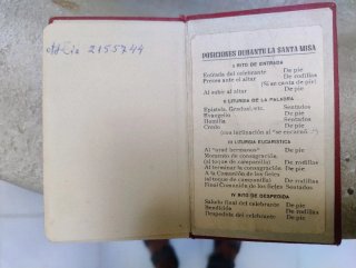Carnet Cruz Roja 1958