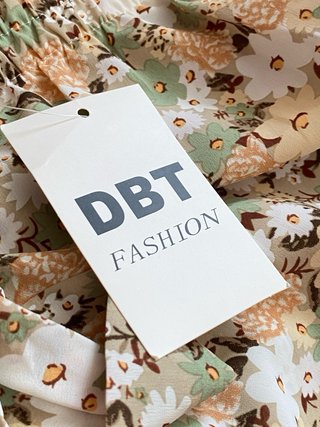Falda pantalón floral con lazada