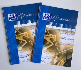 Lote 2 Libretas Música Oxford Nuevas