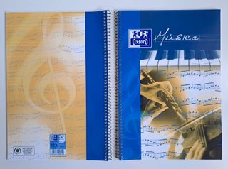Lote 2 Libretas Música Oxford Nuevas