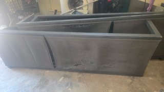 Tumbona plegable negra y gris
