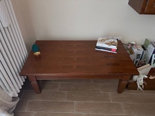 Mobile salotto in legno massello noce