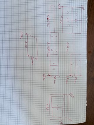 Mobile salotto in legno massello noce