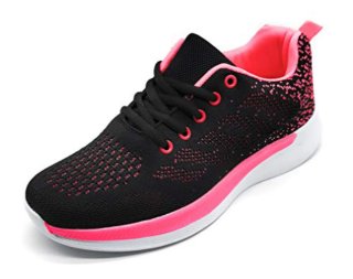 Deportivas Mujer Negras y Rosas