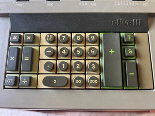 Calculadora Olivetti Logos 40 Impresora