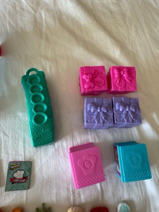 Lote Shopkins Carrito y Accesorios