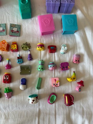 Lote Shopkins Carrito y Accesorios