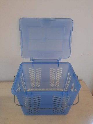 Coppia Cestini Raccolta Differenziata Blu
