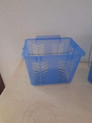 Coppia Cestini Raccolta Differenziata Blu