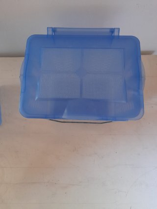 Coppia Cestini Raccolta Differenziata Blu