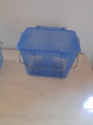 Coppia Cestini Raccolta Differenziata Blu