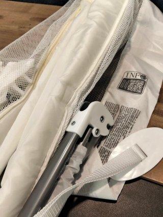 Barrera de Cama Asalvo 150 cm Abatible Blanca