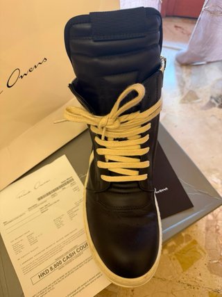Rick Owens Sneakers Tg 42 Nero/Bianco