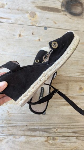 Sandalias de esparto con cuña Mustang talla  39