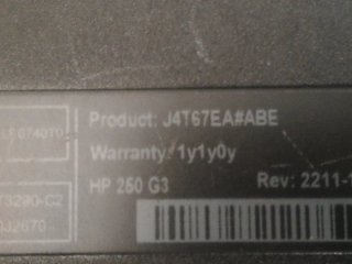HP 250 G3 repuestos