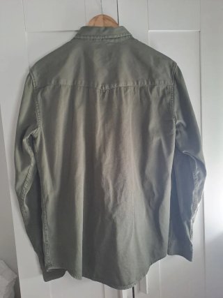 Camisa Pull&Bear verde hombre
