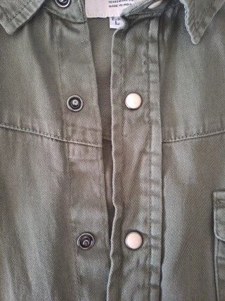 Camisa Pull&Bear verde hombre