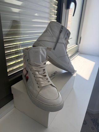 Zadig & Voltaire 100%Piel Blancas T.41 Logo ZV (8)