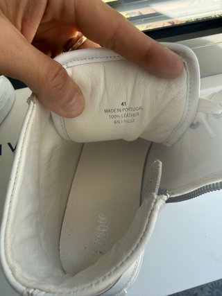 Zadig & Voltaire 100%Piel Blancas T.41 Logo ZV (8)