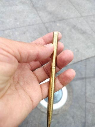 Bolígrafo Chronos USA Chapado en Oro