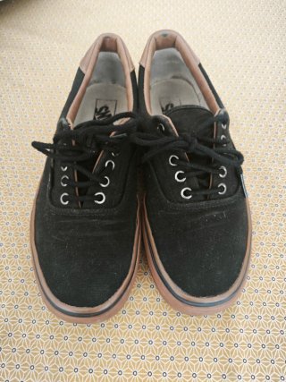 Zapatillas Vans Negras Tela talla 42