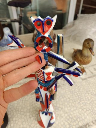 Figura espantapájaros Sargadelos