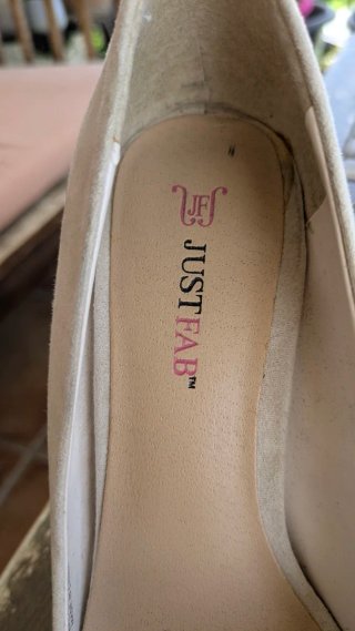 Zapatos de tacón Justfab beige Talla 36