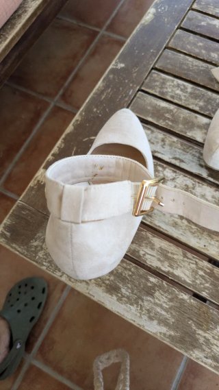 Zapatos de tacón Justfab beige Talla 36