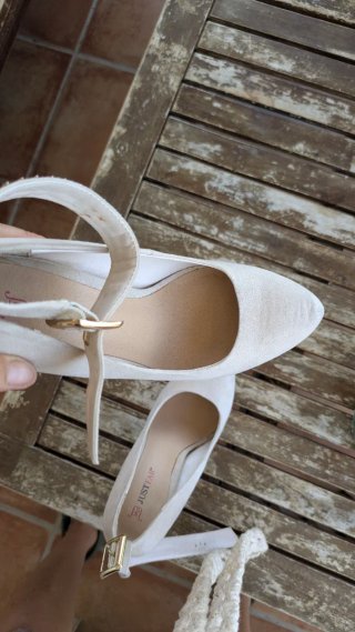 Zapatos de tacón Justfab beige Talla 36