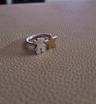 Anillo Tous Oso y Estrella Talla 12