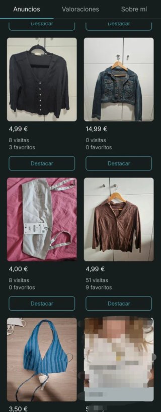 Lote Ropa Mujer Talla Única