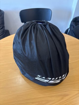 Casco NZI Talla L Azul Sin Visera + funda.