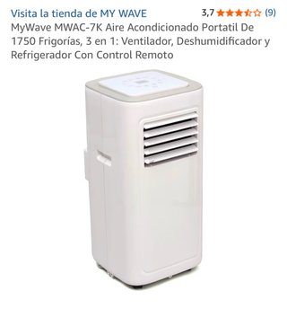 Aire Acondicionado Portátil MY WAVE MWAC-7K
