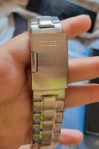 Reloj Citizen Cronógrafo Azul y Plateado