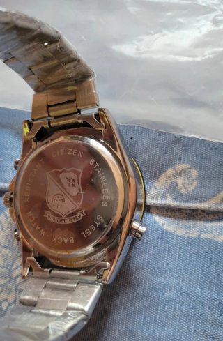 Reloj Citizen Cronógrafo Azul y Plateado