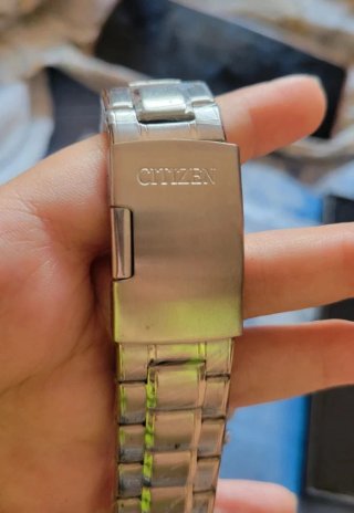 Reloj Citizen Cronógrafo Azul y Plateado