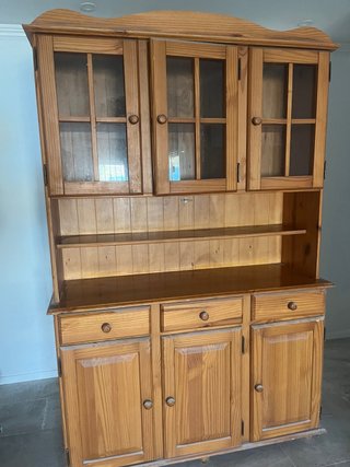 Armario merendero de madera