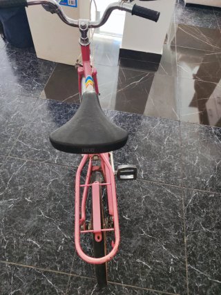 Bicicleta BH rosa plegable