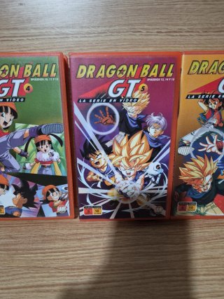 Lote 4 VHS Dragon Ball GT (Español)