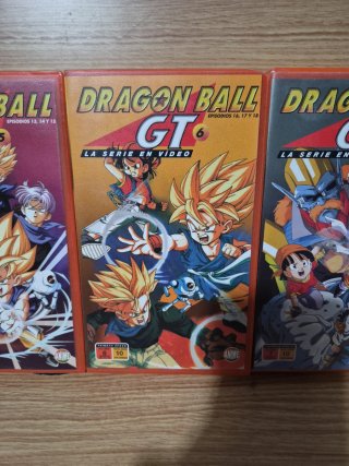Lote 4 VHS Dragon Ball GT (Español)